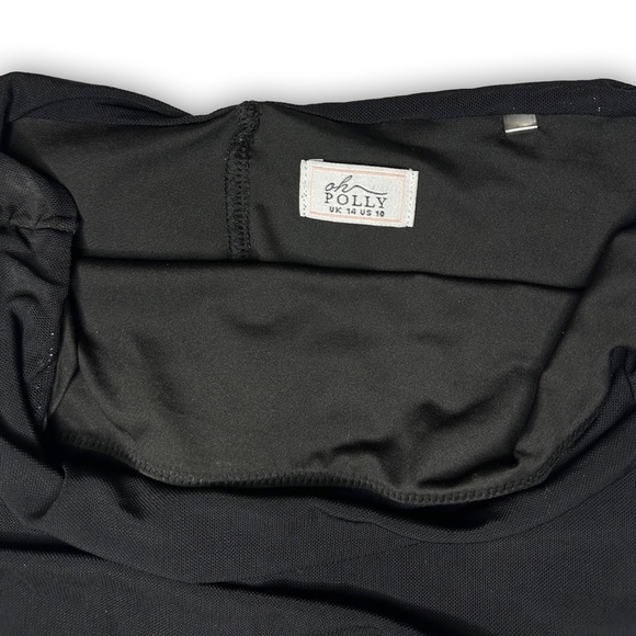 Oh Polly Strapless Ruched Bodycon Tube Mini Dress - Picture 2 of 2